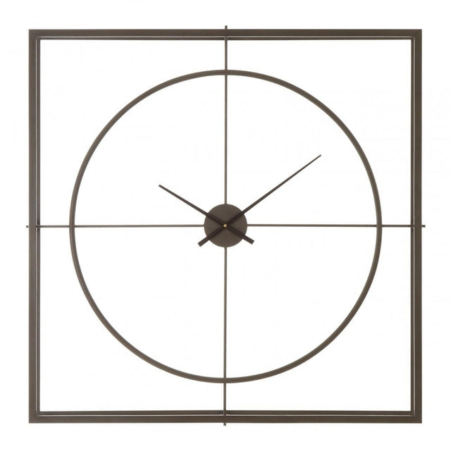 Unity Rust Finish Wall Clock, Copper