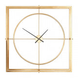 Unity Metal Wall Clock, Metal, Gold