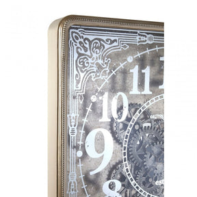 Carlin Wall Clock, Glass, Gold