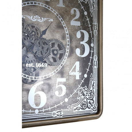 Carlin Wall Clock, Glass, Gold