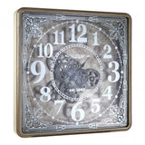 Carlin Wall Clock, Glass, Gold