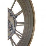 Cassop Wall Clock, Glass, Gold
