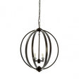 Censer Black Metallic Pendant, Black