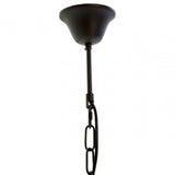 Censer Black Metallic Pendant, Black