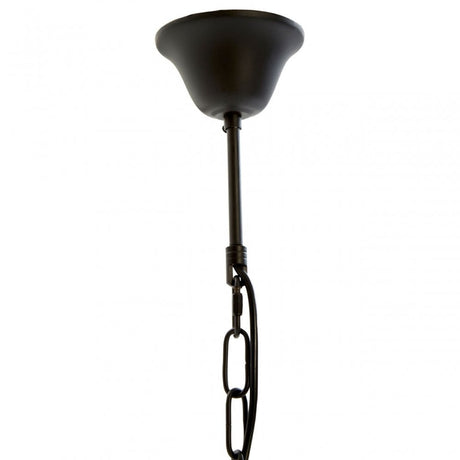 Censer Black Metallic Pendant, Black