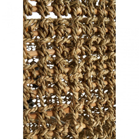 Festuel Seagrass Ceiling Light, Iron, Seagrass, Brown