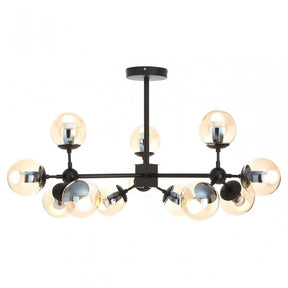 Starship 12 Bulb Pendant Light, Black
