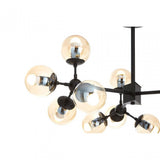 Starship 12 Bulb Pendant Light, Black
