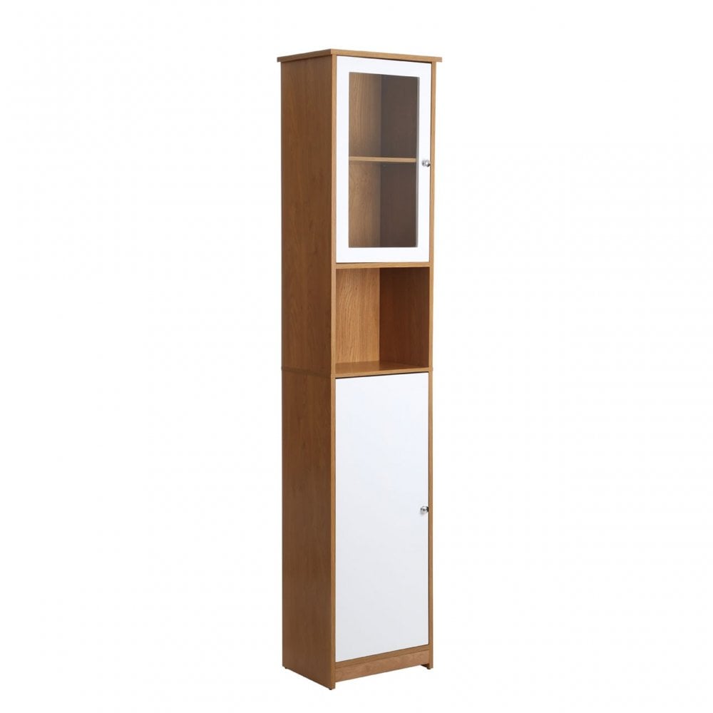 Floorstanding Cabinet, Wood, Melamine, White