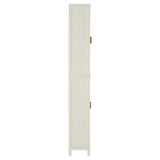 Floorstanding Cabinet, Bamboo, Particle Board, Melamine, White