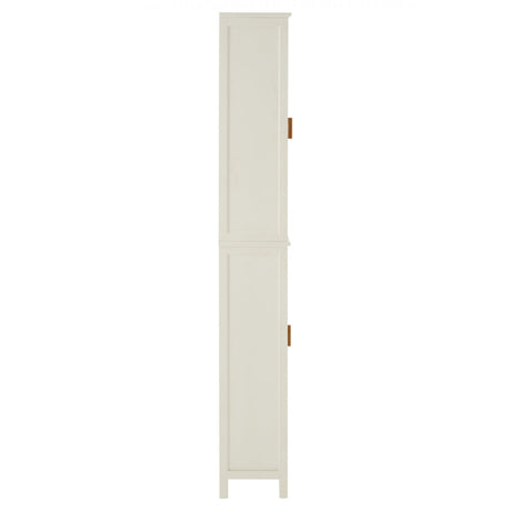 Floorstanding Cabinet, Bamboo, Particle Board, Melamine, White