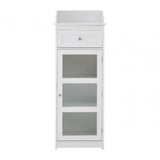Portland Floor Standing Cabinet, Wood, White
