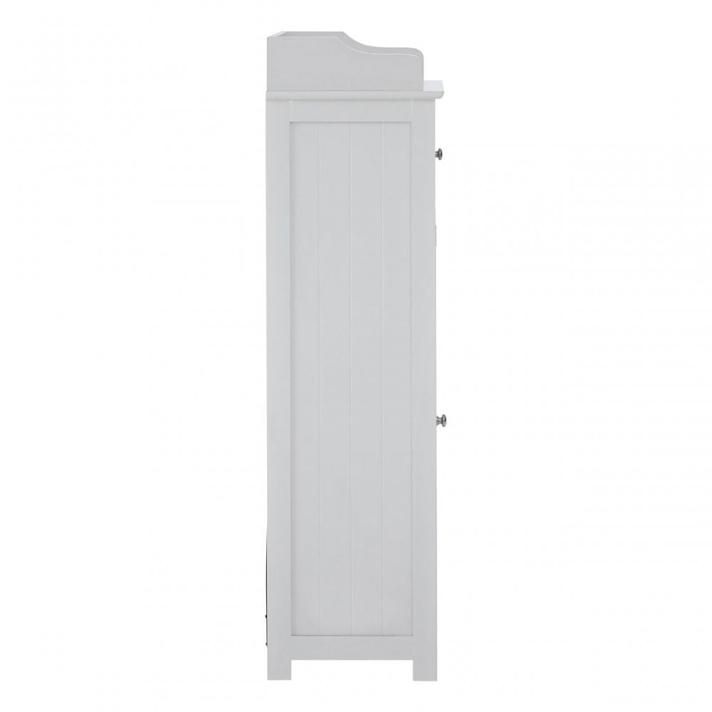 Portland Floor Standing Cabinet, Wood, White