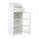 Portland Floor Standing Cabinet, Wood, White