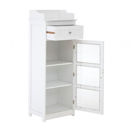 Portland Floor Standing Cabinet, Wood, White