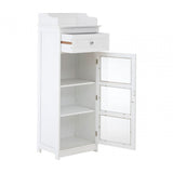 Portland Floor Standing Cabinet, Wood, White