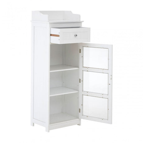 Portland Floor Standing Cabinet, Wood, White