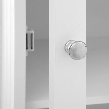 Portland Floor Standing Cabinet, Wood, White