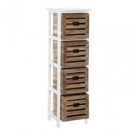 Portsmouth Drawer Chest, Wood, Paulownia Wood, Natural