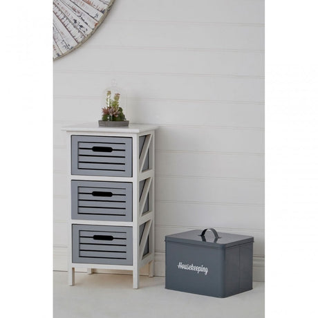 Vermont Unit, Paulownia Wood, Grey