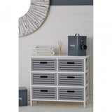Zloop Unit, Paulownia Wood, Grey