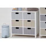 Fubb Drawer Chest, Wood, Paulownia Wood, Multi-Coloured