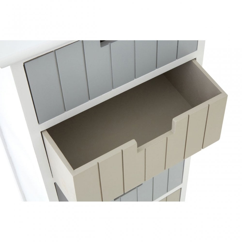 Fubb Drawer Chest, Wood, Paulownia Wood, Multi-Coloured