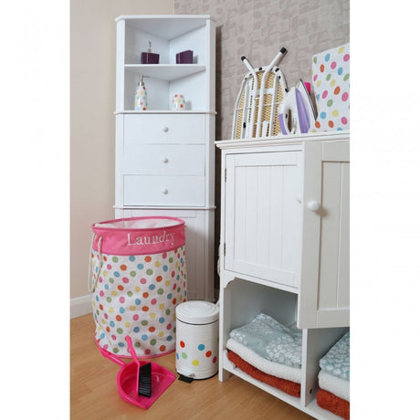 Corner Unit, Wood, Wood, White