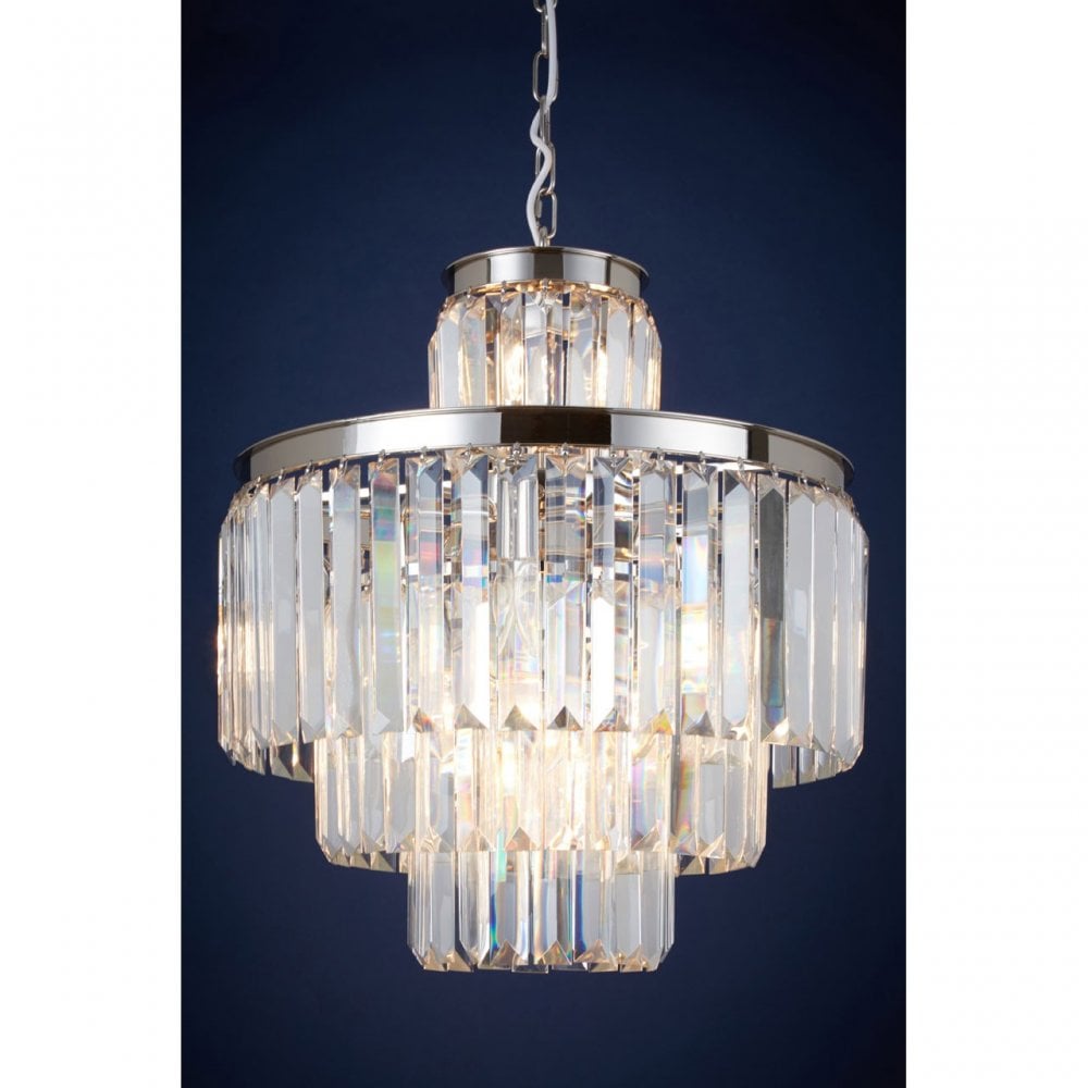Tuskin Pendant Light, Iron, K9 Crystal