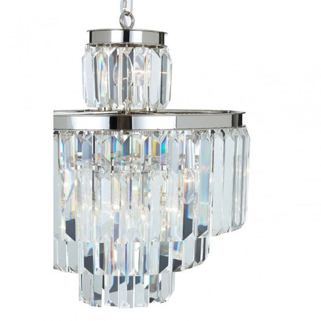 Tuskin Pendant Light, Iron, K9 Crystal