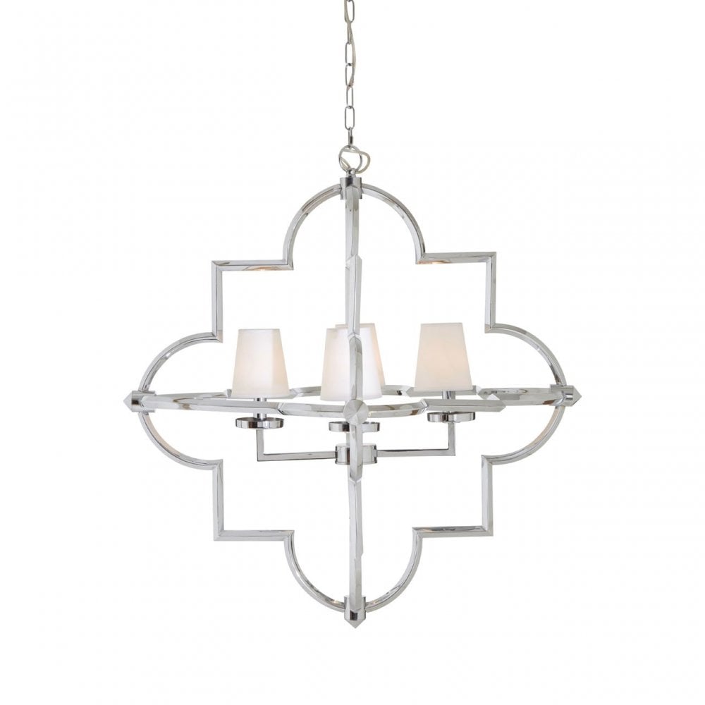 Tuskin Pendant, Fabric, Iron
