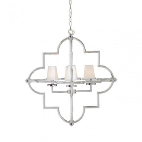 Tuskin Pendant, Fabric, Iron