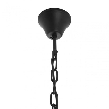 Tuskin Pendant, Crystal, Iron, Black