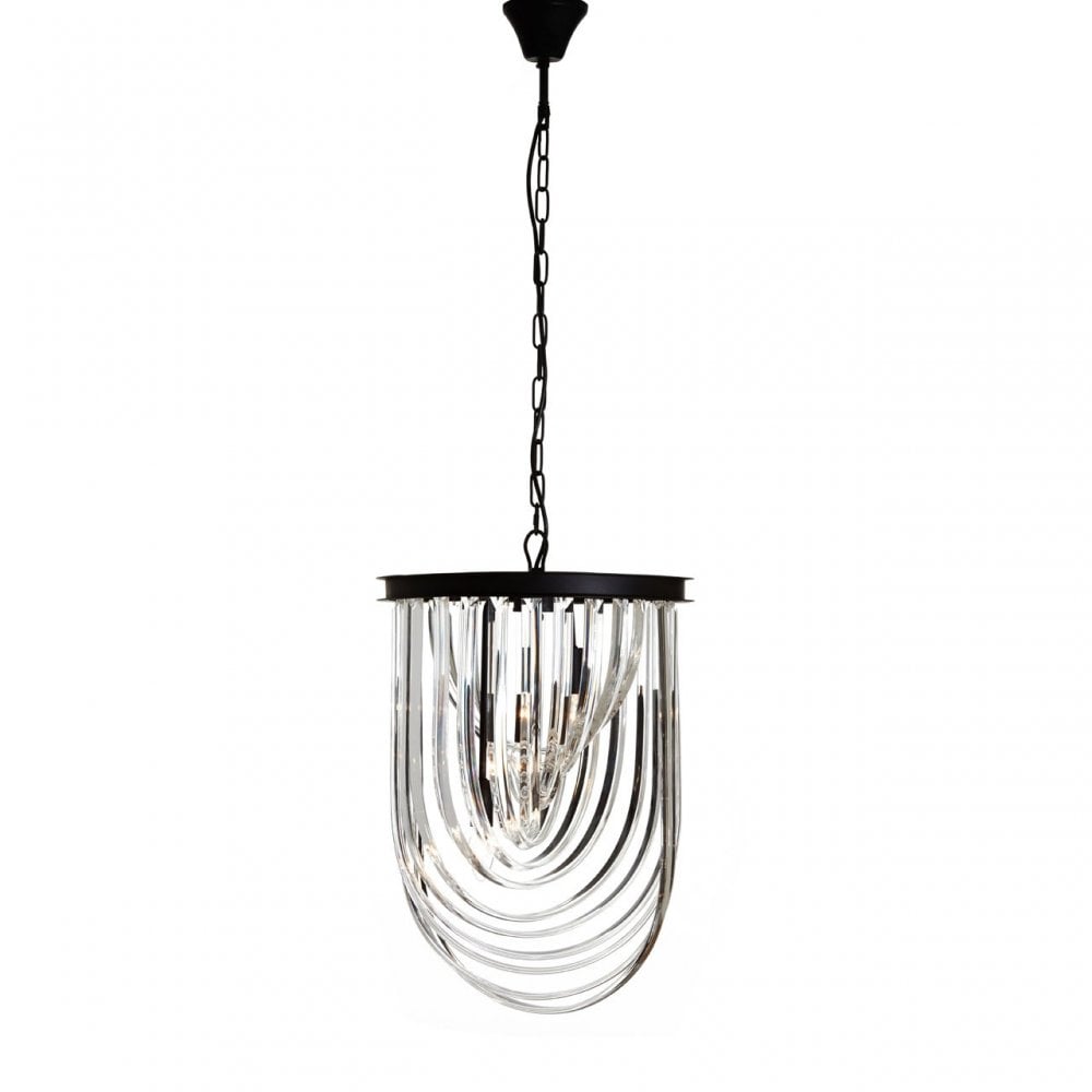 Tuskin Pendant, Crystal, Iron