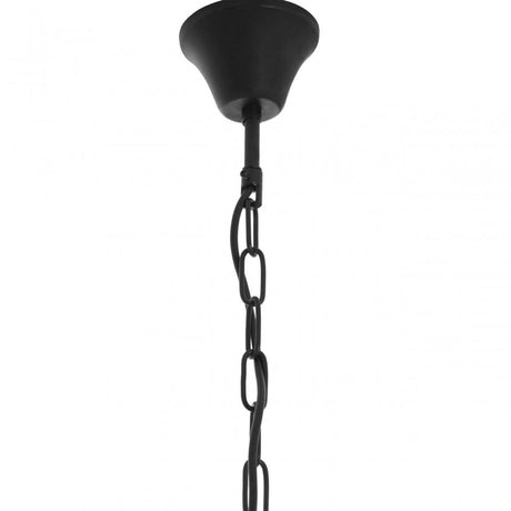 Tuskin Pendant Light, Crystal, Iron, Black