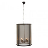 Townhouse Pendant Light, Gauze, Iron