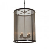 Townhouse Pendant Light, Gauze, Iron