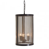 Townhouse Pendant Light, Gauze, Iron, Black