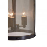 Townhouse Pendant Light, Gauze, Iron, Black