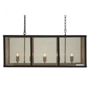 Townhouse Pendant Light, Gauze, Iron