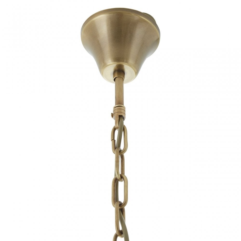 Townhouse Pendant Light, Glass, Iron, Brass