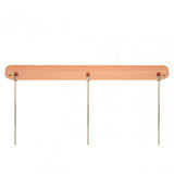 Jasper 3 Pendant Light, Metal, Copper