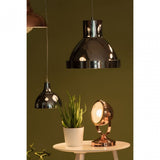Jasper Pendant Light, Metal, Silver