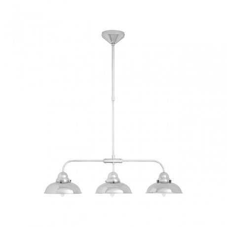 Jasper 3 Pendant Light, Stainless Steel, Silver