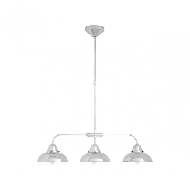 Jasper 3 Pendant Light, Stainless Steel, Silver