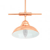 Jasper 3 Pendant Light, Stainless Steel, Copper