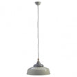Oslo Large Pendant Light, Iron, Wood, White