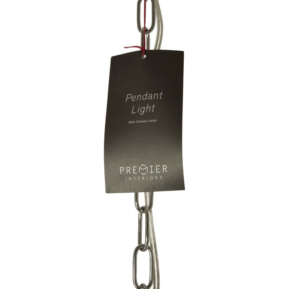 Sprocket Pendant Light, Metal, Silver