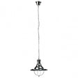 Sprocket Pendant Light, Chrome, Glass, Silver