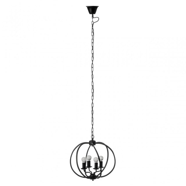 Meary Pendant Light, Iron, Black
